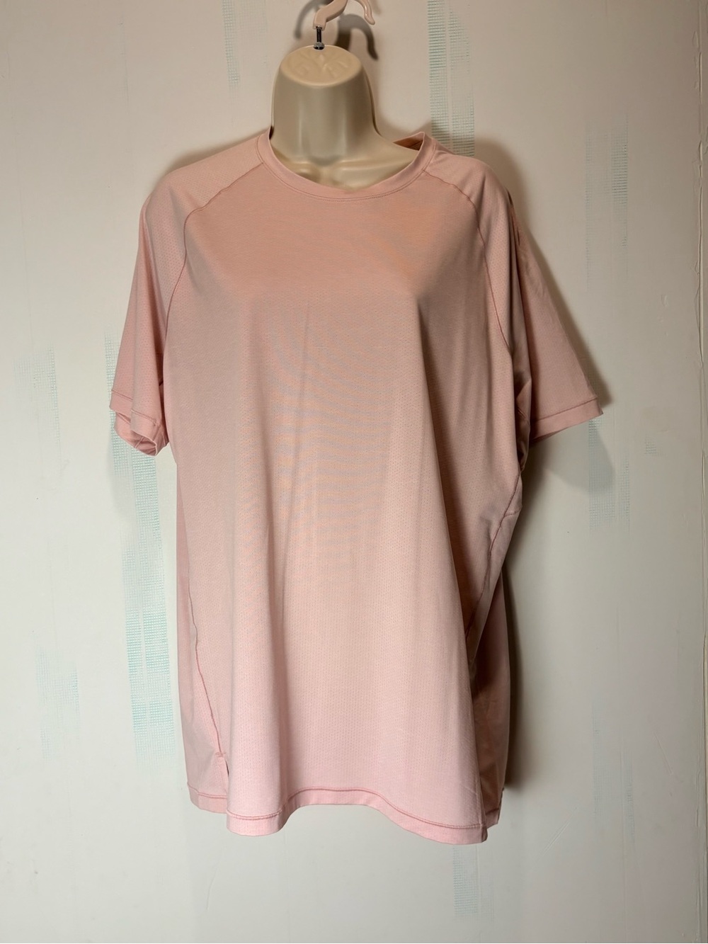 Old Navy Active Pale Pink Performance Vented Athletic T-Shirt Womens Size L